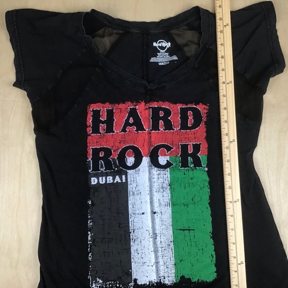 Hard Rock Cafe Dubai Womens Small Cap Sleeve Top T-Shirt - Picture 6 of 6